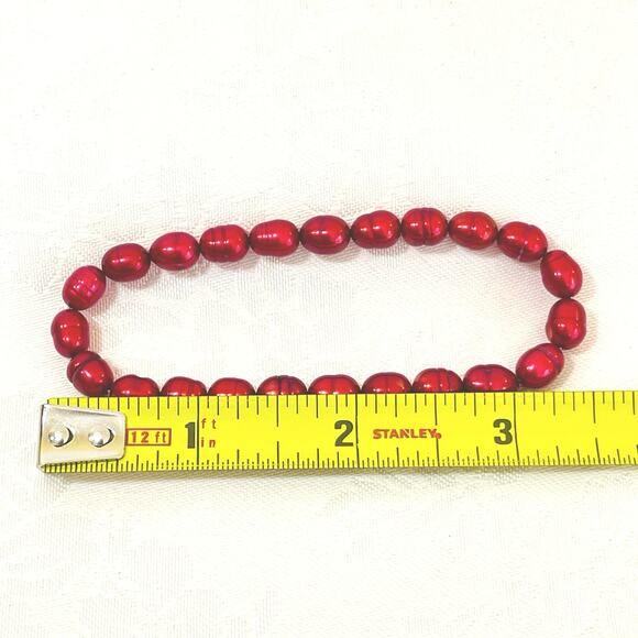 HONORA Sterling Silver Coin Pearl Ladybug EARRINGS BRACELET Stud Cultured Pearls - Picture 9 of 10